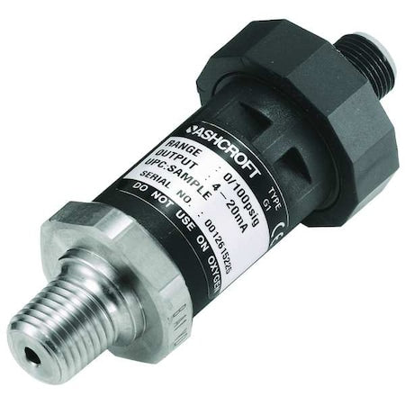 Ashcroft G17M0242EW100# Pressure Transducer, Range 0 to 100 psi