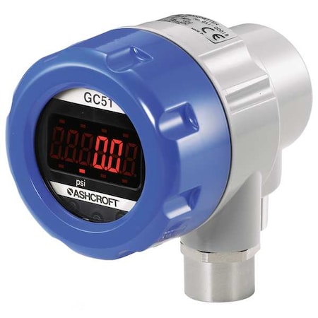 Ashcroft GC517F0242CD3000#G Pressure Transducer with Display, 3000 psi