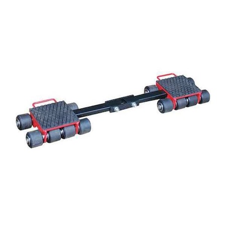 DAYTON 5ERK6 Back Steerman Skates, 22,000 lb., Swivel