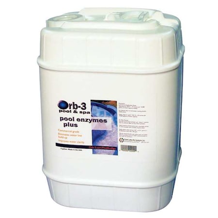 ORB-3 M411-000-5G Concentrated Pool Enzymes, 5 gal.