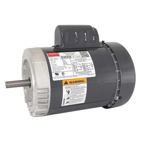 DAYTON 5GD60 Capacitor-Start General Purpose Motor, 3/4 hp HP, 115/208-230V AC Voltage, 56C Frame