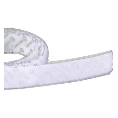Velcro Brand 197068 Reclosable Fastener, Acrylic Adhesive, 75 ft, 4 in W, White