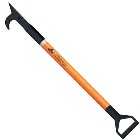 Leatherhead Tools PLO-3AH-D American Hook, 3 ft. Pro-Lite Pole, HiViz Orange, D-Handle