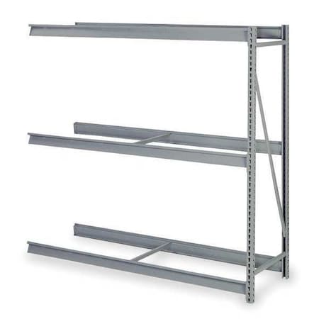 Lyon DD67321 Add-On Bulk Storage Rack, 24 in D, 72 in W, 3 Shelves, Dove Gray
