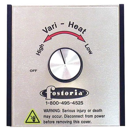 Fostoria VHC-15 Variable Heat Controller, 7 In. W, 5 In. D