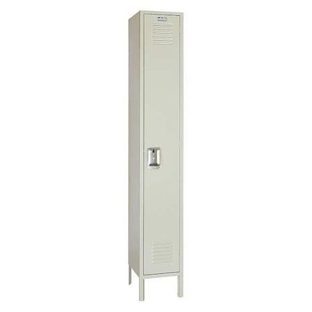 Lyon DD5022 Wardrobe Locker, 12 in W, 18 in D, 66 in H, (1) Tier, (1) Wide, Dove Gray