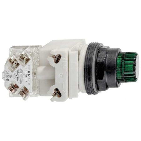 Schneider Electric 9001SK2L35GH13 Illuminated Push Button, 30 mm, SPDT, Green