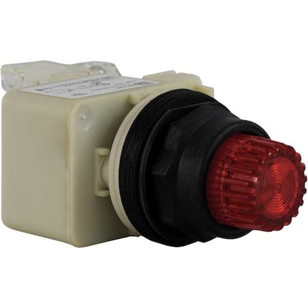 Schneider Electric 9001SK2L38LRRH13 Illuminated Push Button, 30 mm, SPDT, Red