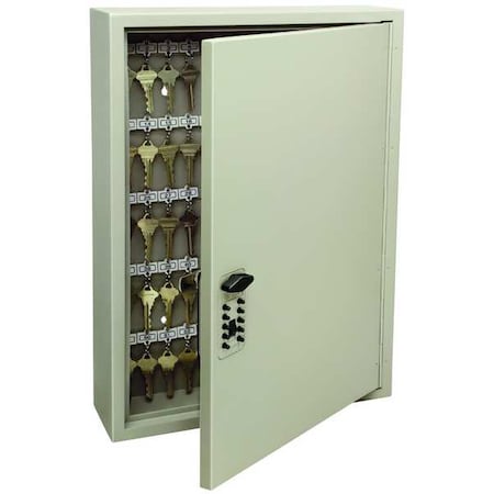 Kidde 1797 Key Control Cabinet, Steel, Beige, 120 Key Capacity