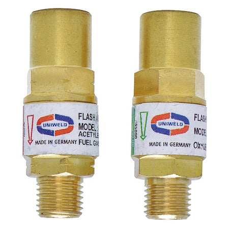 Uniweld RFAA Flashback Arrestor, Regulator, Oxy/Fuel
