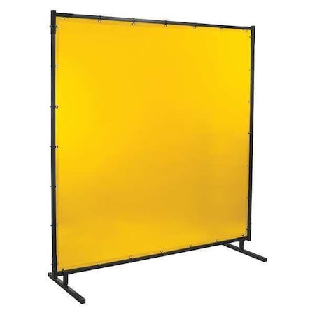Steiner 534HD-4X6 Welding Screen, Transparent Vinyl, 6 ft. W., 4 ft. H., 13 oz/sq yd, 150 Degrees F Withstand Temp.