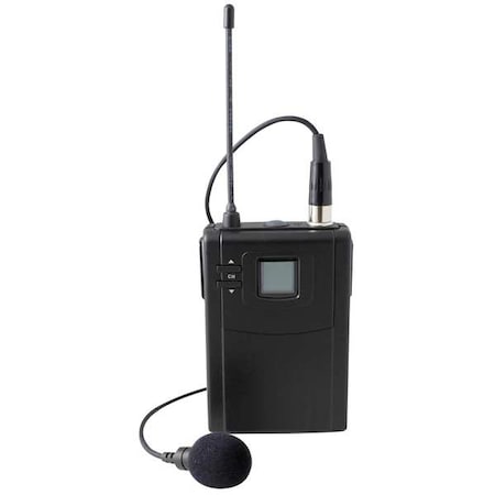 Speco Technologies MUHFLP Lapel UHF Microphone, Wireless