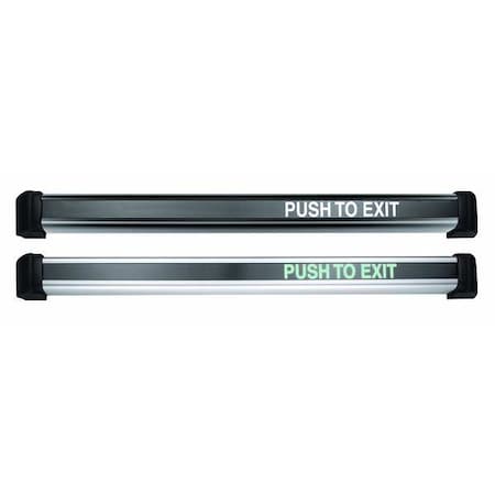 Securitron DSB-CL48 Push to Exit Bar, Width 48 In.