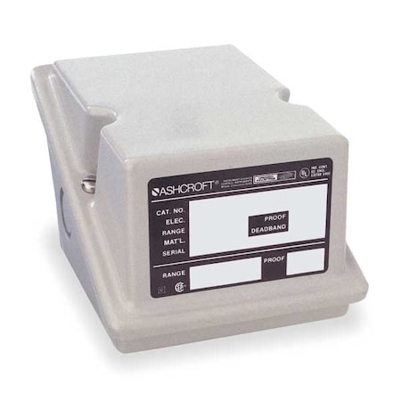 Ashcroft LPAN4HV25XCYLM400 Pressure Switch, Standard, DPST, 4 Ports, 1/2
