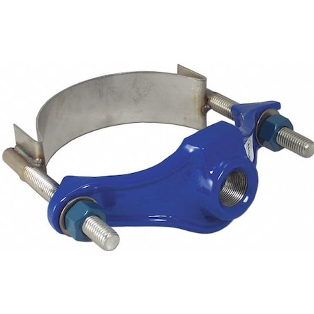 Smith-Blair 31500090511000 CC Repair Clamp, Iron, 8 In Pipe, 1 1/4 In Out