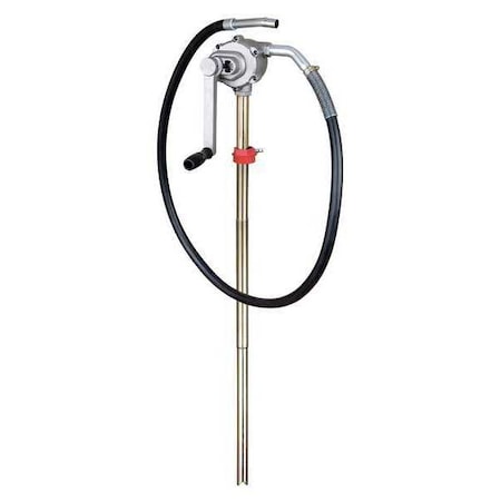 Westward 5NUD8 Drum Pump, Hand Operated, 1 Pint per rotation, 55 gal Container Size