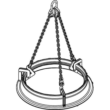 Caldwell MCL - 3/4 Manhole Sleeve Lifter, 1500 lb Load Cap