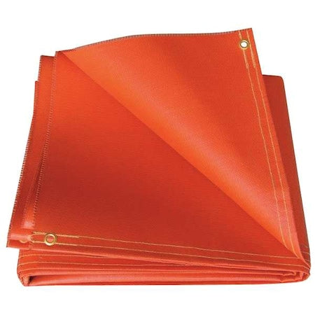 HI Temp R51-6X8-32-B Welding Blanket, Fiberglass, 6 ft. W., 8 ft. H., 32 oz/sq yd, 1,750 Degrees F Withstand Temp., Red