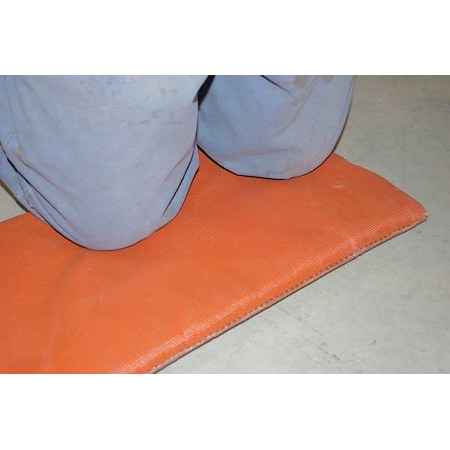 HI Temp R51-60X60X1-P Welding Pad, 5 ft. W, 5 ft., 1 in., Red