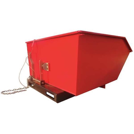 DAYTON 5PKF2 Low Profile Hopper, 4000 Lb, 1/2 Cu Yd