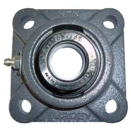 NTN UELFU-2.11/16M Flange Bearing, 4-Bolt, Ball, 2-11/16