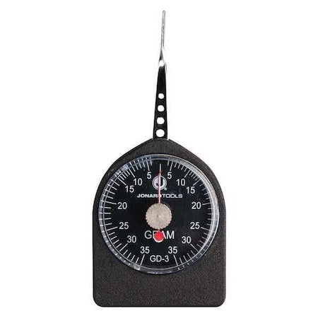 Jonard Tools GD-3 Dyno Gauge, +/-1g Force Acc, Analog