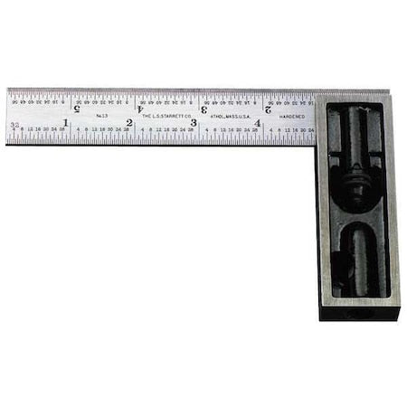 Starrett 13C Double Square, 6 In, 2 Pc