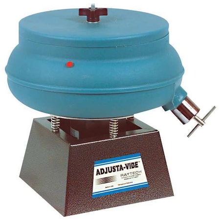 Raytech 23-019 Vibratory Tumbler, Drain, Discharge, 115V