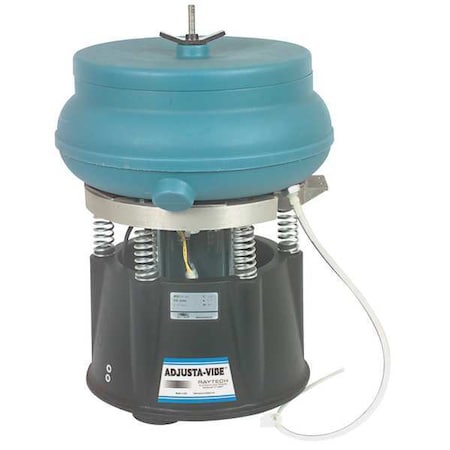 Raytech 23-026 Vibratory Tumbler, Drain, 115V, 0.35 Cu.Ft.