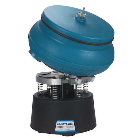 Raytech 23-044 Vibratory Tumbler, Drain, Tilt Plate, 115V