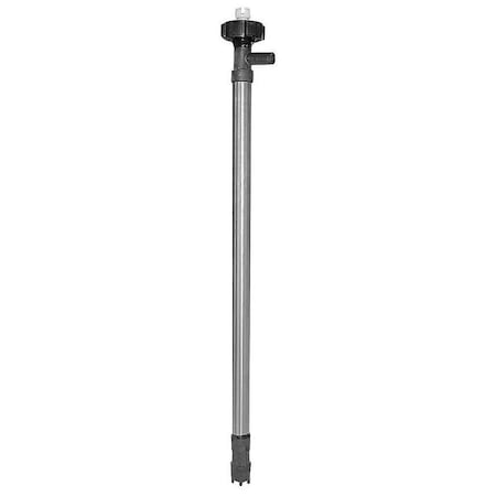 DAYTON 5UWF5 Drum Pump Tube, 55 gal, Drum, 316SSTube