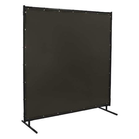 Steiner 532-6X6 Welding Screen, Transparent Vinyl, 6 ft. W., 6 ft. H., 13 oz/sq yd, 150 Degrees F Withstand Temp.