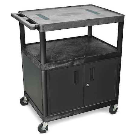 Luxor LE40C-B Mobile Workbench Cabinet, 24 In. W, Black