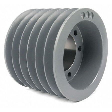 TB Woods 1106C 1 in to 3-15/16 in Quick Detachable Bushed Bore 6 Groove V-Belt Pulley 11.4 in OD