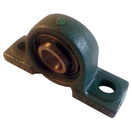 NTN UELPL211-200D1W3 Pillow Block Bearing, Cast Iron Housing Material, Eccentric Locking Collar, Ball, 2 in Dia, Alloy Steel