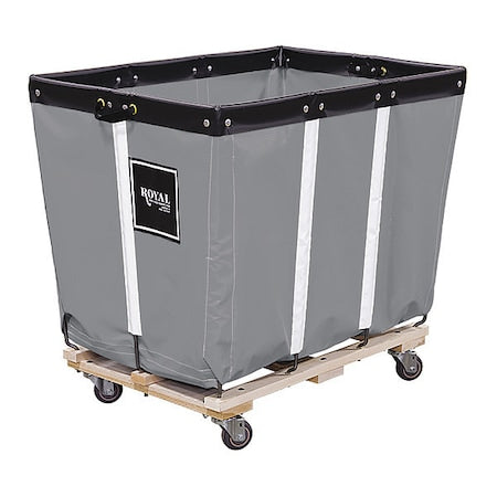 Royal Basket Trucks G12-GGW-PMA-3UNN Perm Liner Truck, 12 bu, gray vinyl