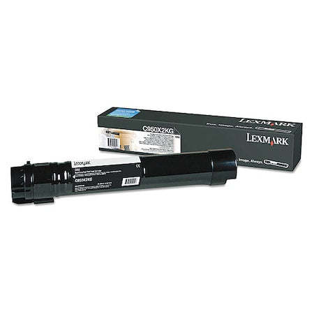 Lexmark C950X2KG High-Yield Toner Cartridge, C950, Black