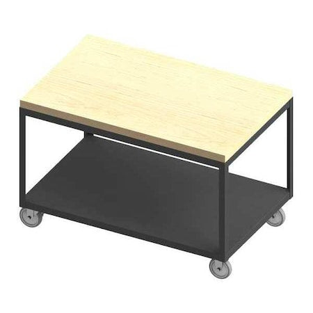 Durham MFG HMT-2424-2-MT-95 Workbenches, Butcher Block, 24