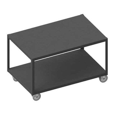 Durham MFG HMT-2436-2-4SWB-95 Mobile Table, 1200 lb., 30-3/16