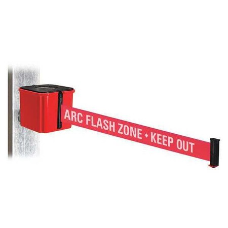 Retracta-Belt WH412RD15-ARC-MM Belt Barrier, 4-1/2