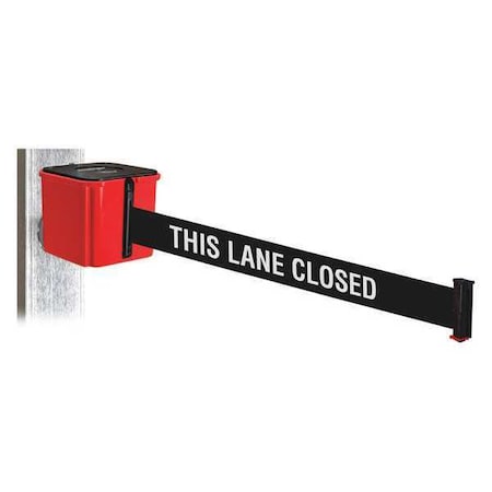 Retracta-Belt WH412RD25-TLC-MM Belt Barrier, 25 ft. Belt L, Magnet Mount