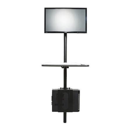 Versa Products VT3080000-00-01 Adjustable Computer Station, use with Monitors, CPUs, Keybord Trays