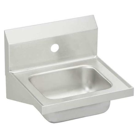 Elkay CHS17161 Wall Mount, 1 Hole, Not Applicable, Silver, Hand Wash Sink