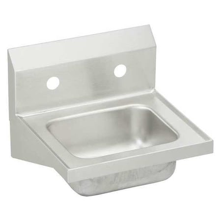 Elkay CHS17162 Wall Mount, 2 Hole, Not Applicable, Silver, Hand Wash Sink