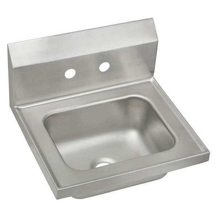 Elkay CHSB17162 Wall Mount, 2 Hole, Not Applicable, Silver, Hand Wash Sink