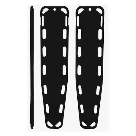 Iron Duck 35850-BK Backboard, 500 lb, Black, 72