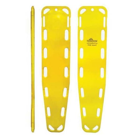 Iron Duck 35850-P-YL Backboard, 500 lb, Yellow, 72