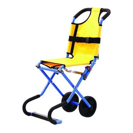 Evac-Chair 220H Stair Chair, 440 lb, Blue, Yellow, 16
