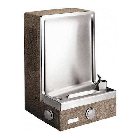 Oasis PLF8SKTP On-Wall Single Drinking Fountain, 1 Level, 18 1/2 in D, 26 9/16 in H, 17 5/16 in W
