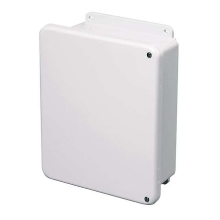 Wiegmann HW-WHJ121005CHSC Captive Screws Electrical Enclosures, 11.79 in H, 6.32 in D, 10 in W, 1, 12, 3R, 4X, 6P, Fiberglass